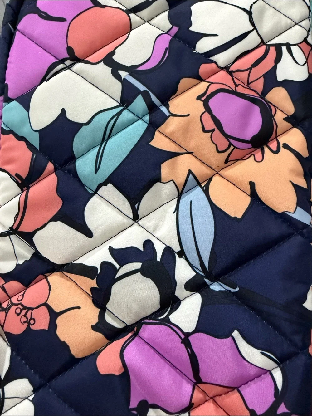 Vera Bradley large cosmetic bag